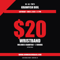 Summer Giveback Wristband · $20 · Crawfish + 2 Drinks · June 6 Houston