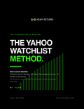 The Yahoo Watchlist Method cover